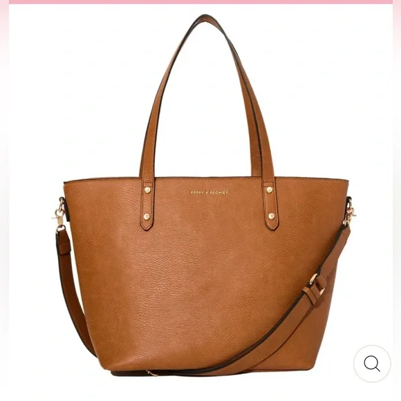 Poppy & Peonies GO-GETTER TOTE COGNAC - Picture 7 of 9
